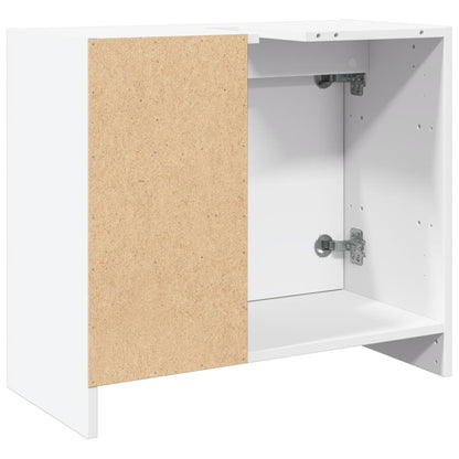 vidaXL Sink Cabinet White 63x29x55 cm Engineered Wood