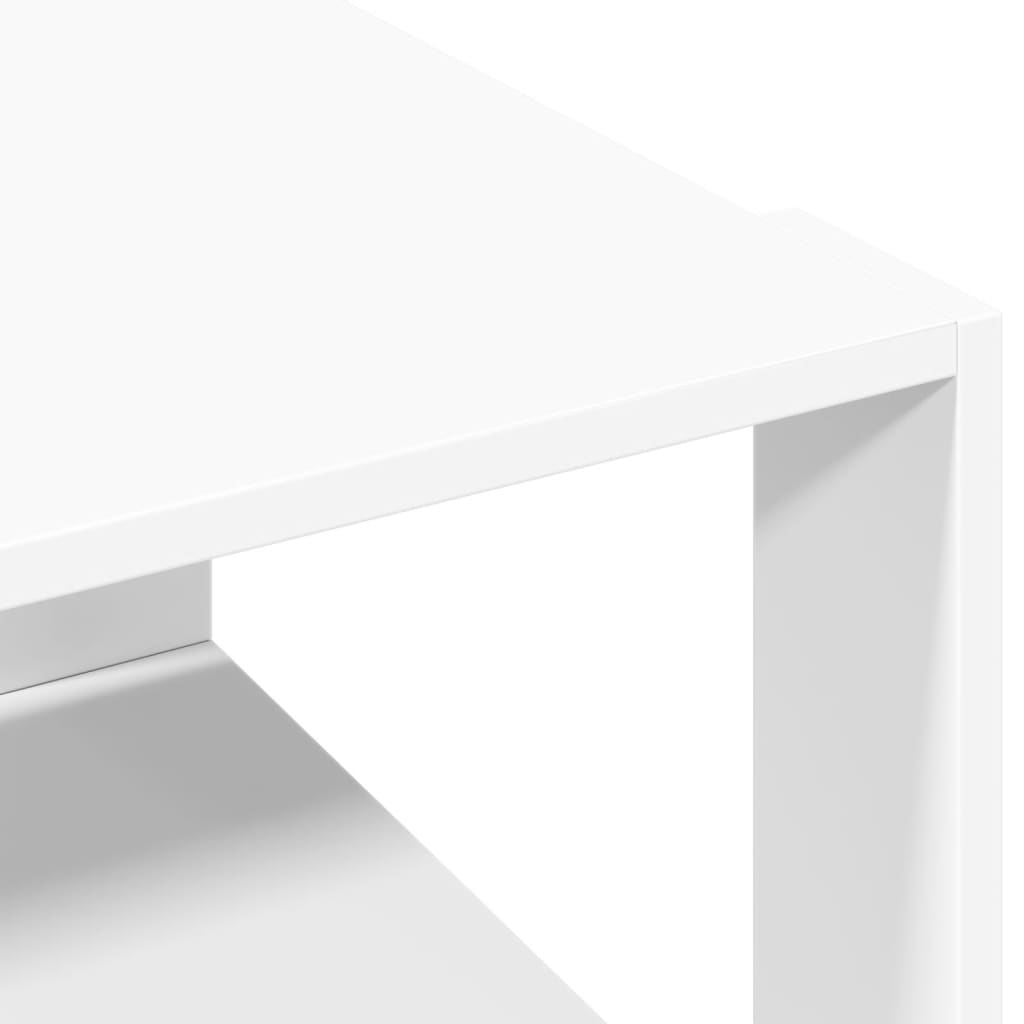 vidaXL Coffee Table White 51,5x51,5x30 cm Engineered Wood