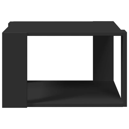 vidaXL Coffee Table Black 51.5x51.5x30 cm Engineered Wood