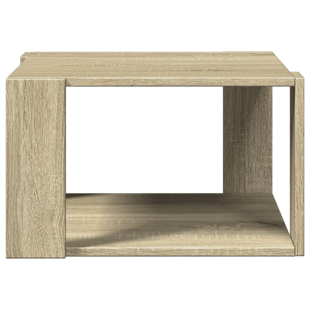 vidaXL Coffee Table Sonoma Oak 51,5x51,5x30 cm Engineered Wood