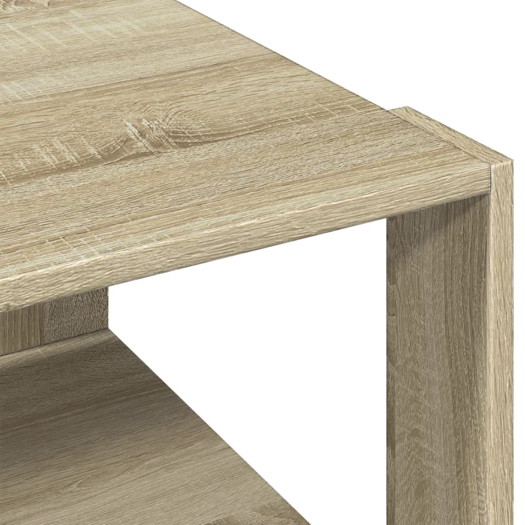 vidaXL Coffee Table Sonoma Oak 51,5x51,5x30 cm Engineered Wood