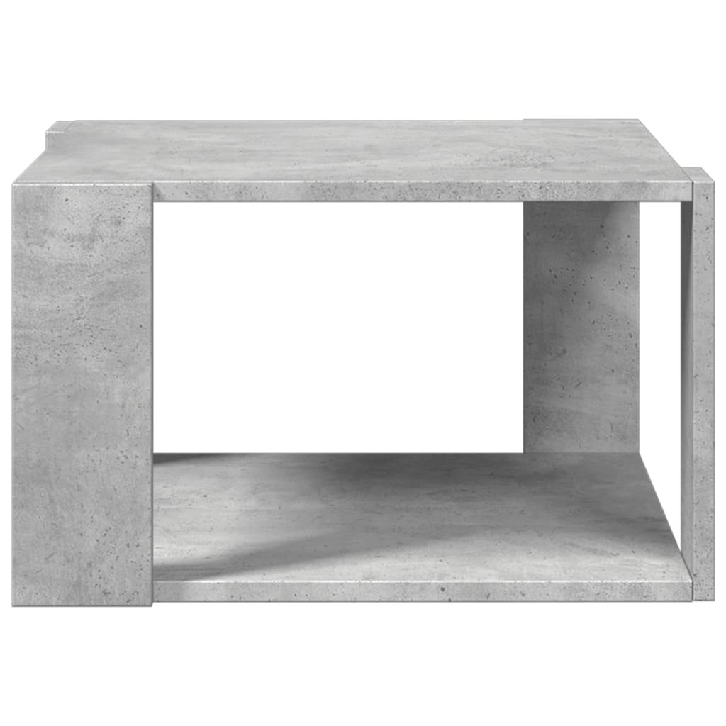 vidaXL Coffee Table Concrete Grey 51.5x51.5x30 cm Engineered Wood