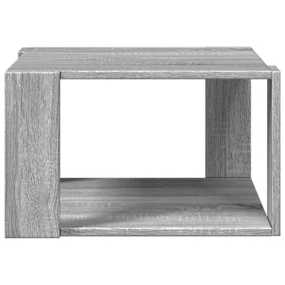 vidaXL Coffee Table Grey Sonoma 51,5x51,5x30 cm Engineered Wood