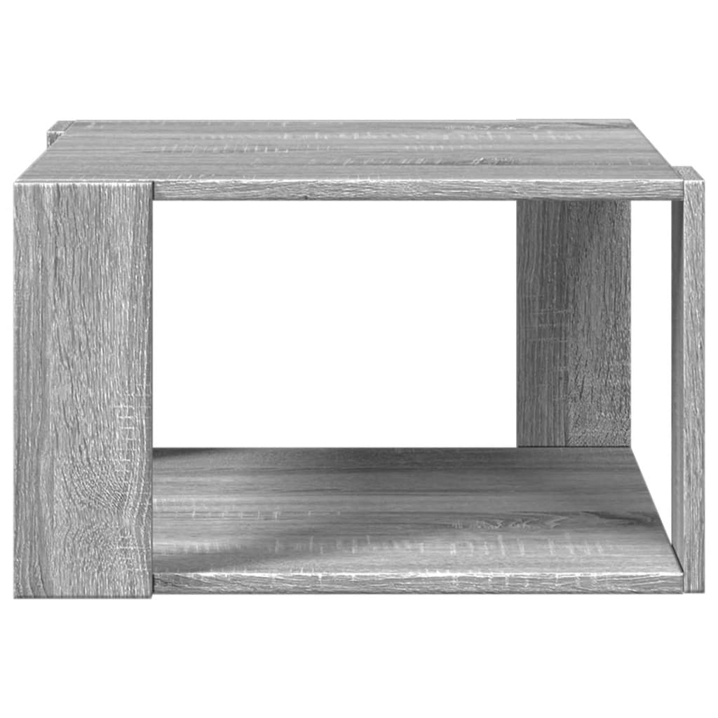 vidaXL Coffee Table Grey Sonoma 51,5x51,5x30 cm Engineered Wood