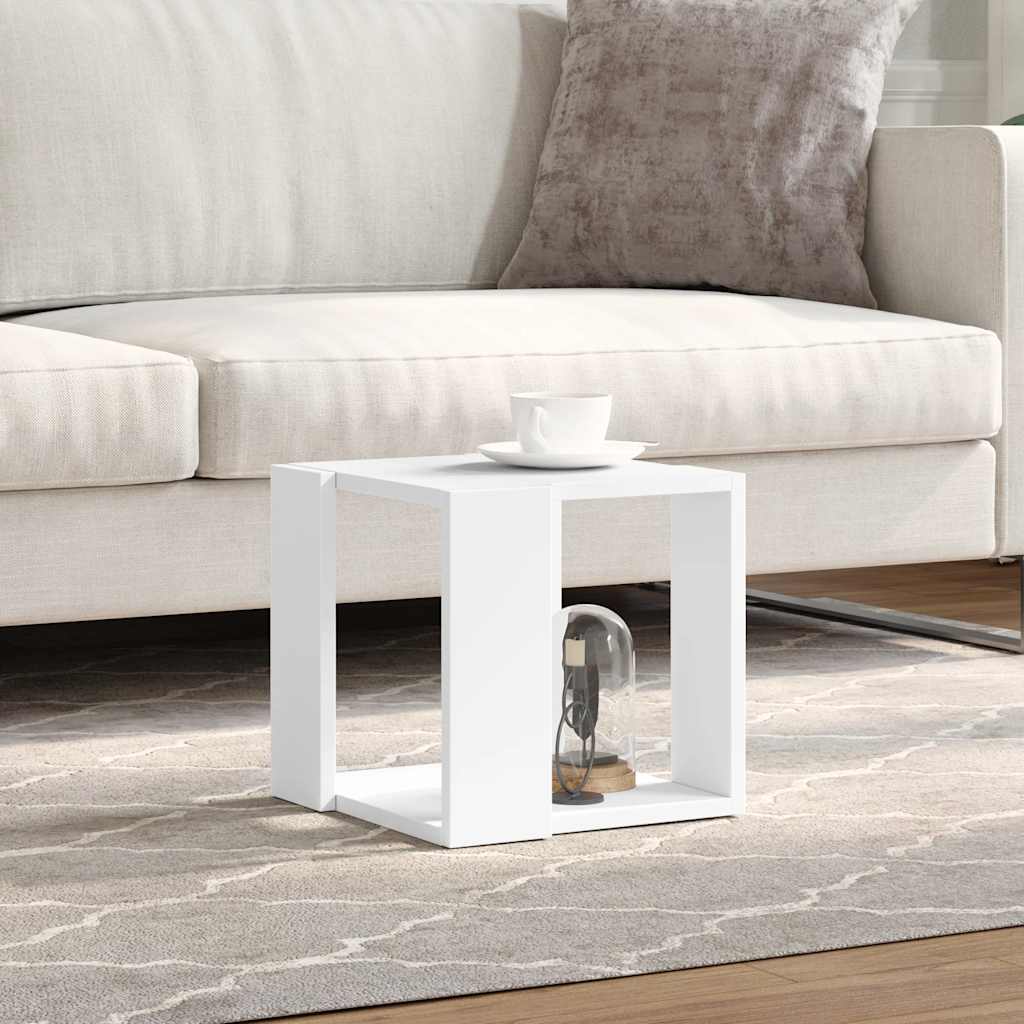 vidaXL Coffee Table White 32x32x30 cm Engineered Wood