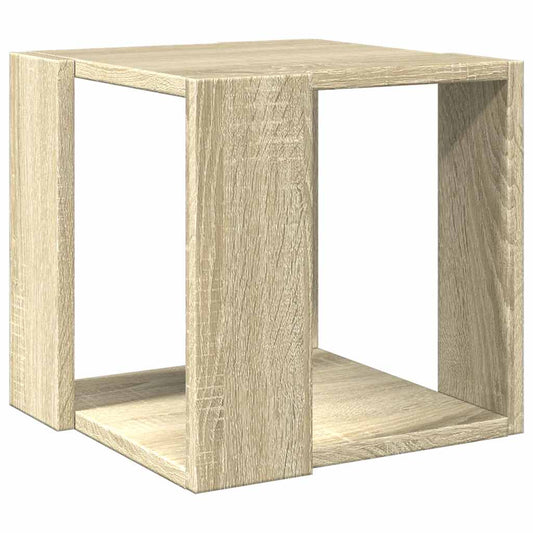 vidaXL Coffee Table Sonoma Oak 32x32x30 cm Engineered Wood