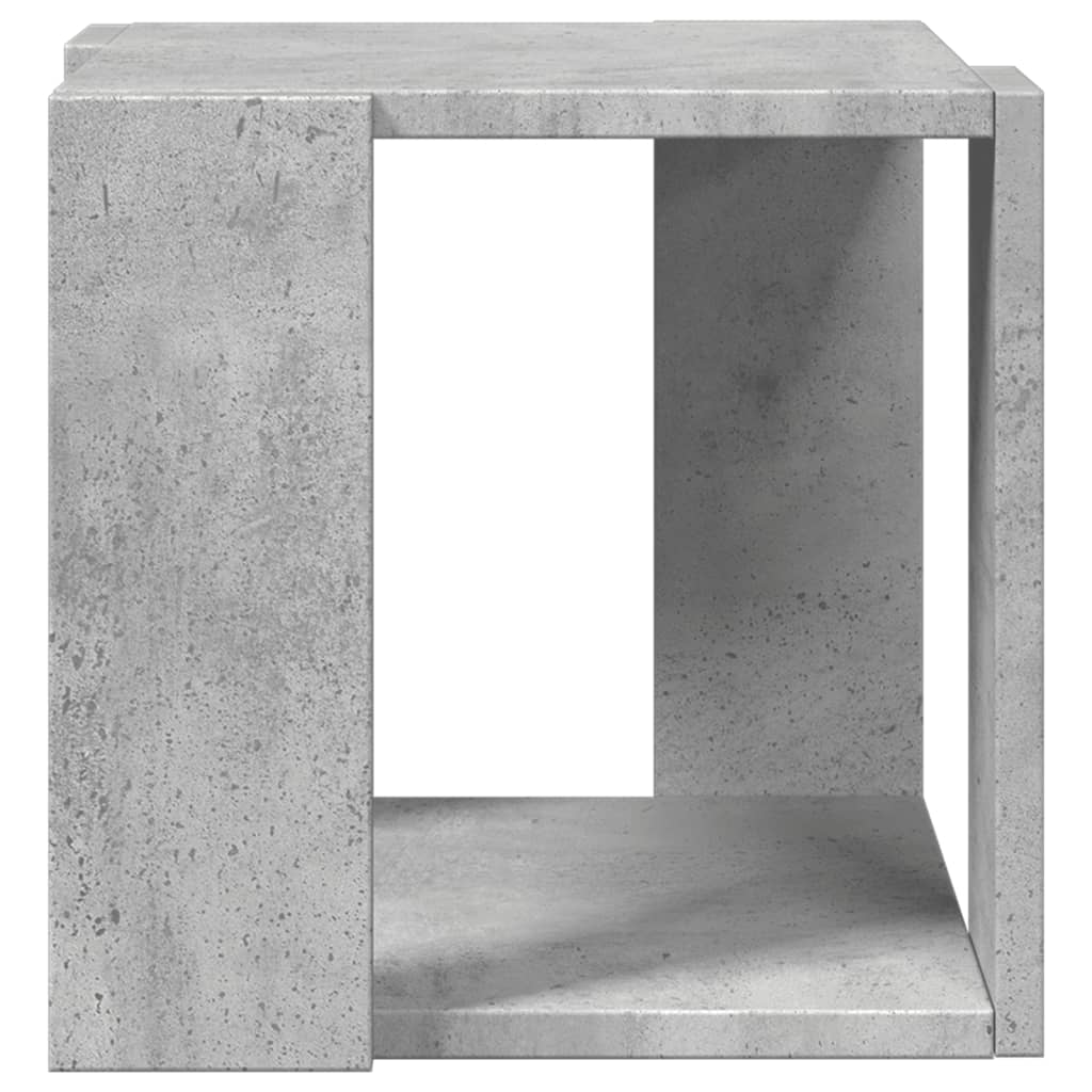 vidaXL Coffee Table Concrete Grey 32x32x30 cm Engineered Wood