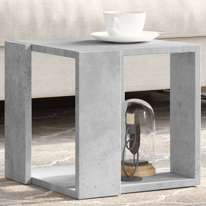 vidaXL Coffee Table Concrete Grey 32x32x30 cm Engineered Wood