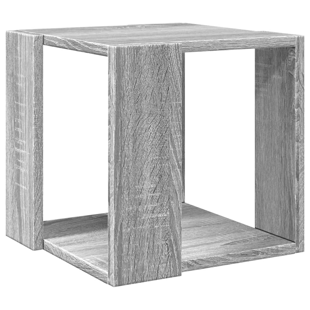 vidaXL Coffee Table Grey Sonoma 32x32x30 cm Engineered Wood