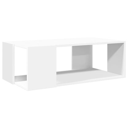 vidaXL Coffee Table White 89,5x48x30 cm Engineered Wood