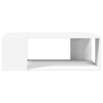 vidaXL Coffee Table White 89,5x48x30 cm Engineered Wood