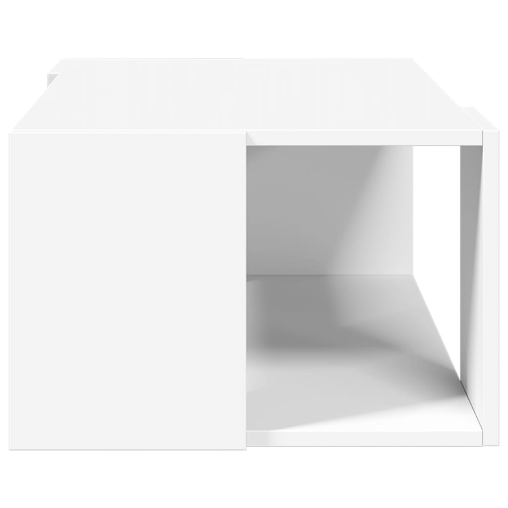 vidaXL Coffee Table White 89,5x48x30 cm Engineered Wood