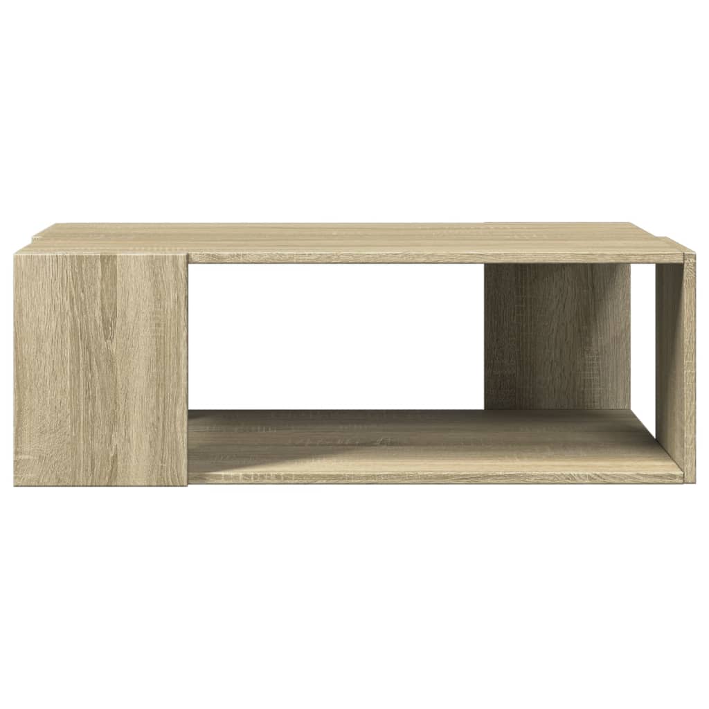 vidaXL Coffee Table Sonoma Oak 89,5x48x30 cm Engineered Wood
