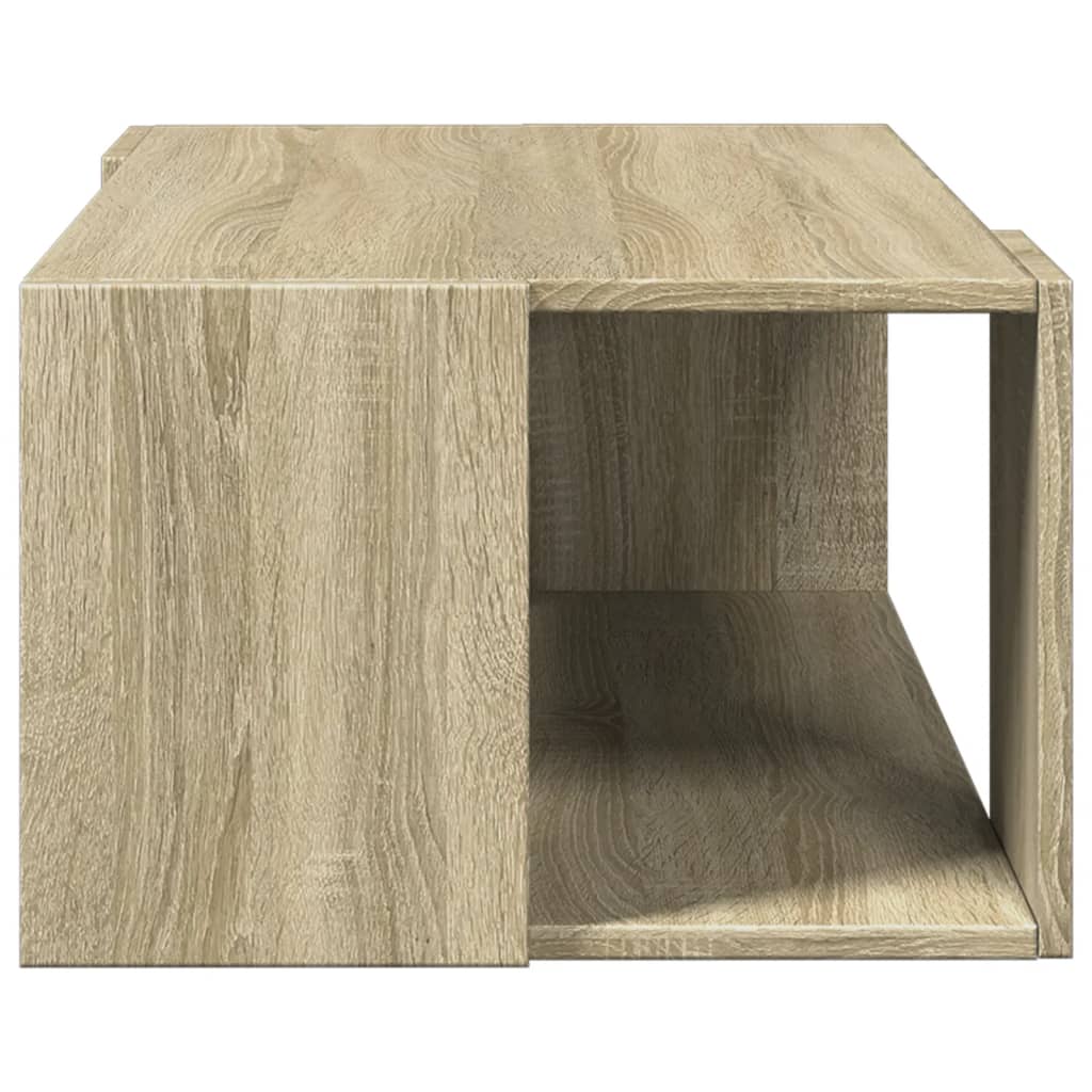 vidaXL Coffee Table Sonoma Oak 89,5x48x30 cm Engineered Wood