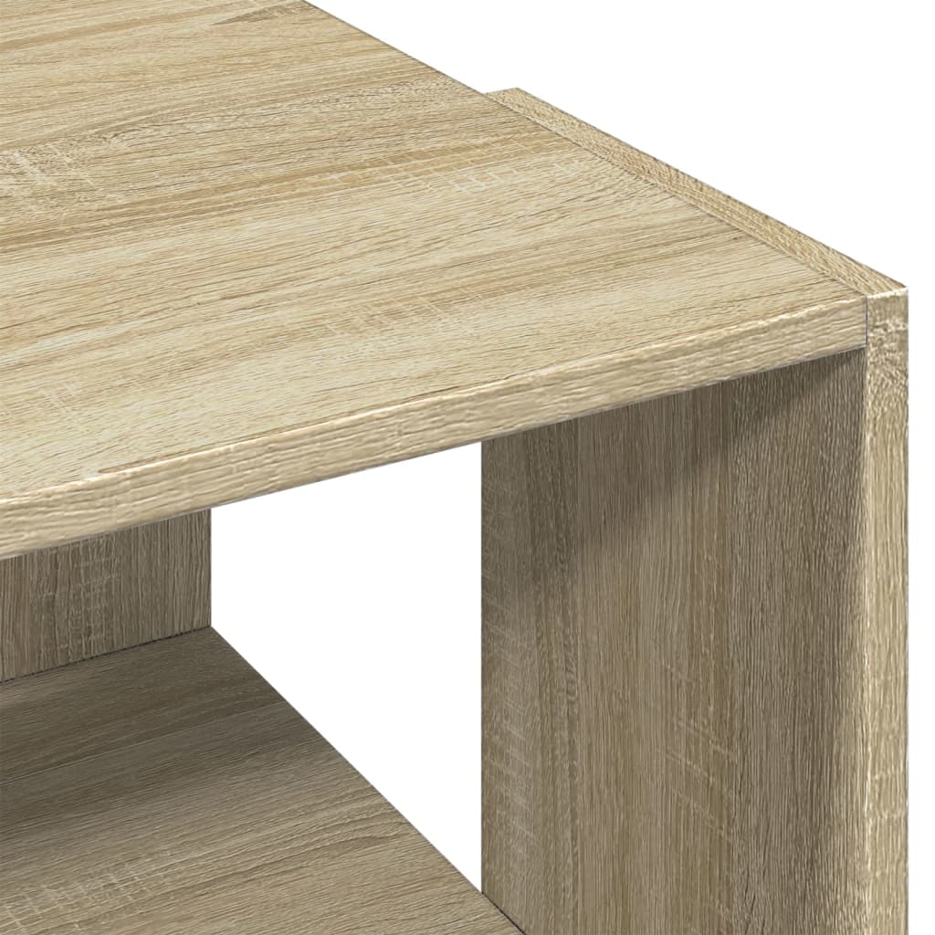 vidaXL Coffee Table Sonoma Oak 89,5x48x30 cm Engineered Wood