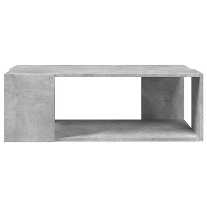vidaXL Coffee Table Concrete Grey 89,5x48x30 cm Engineered Wood