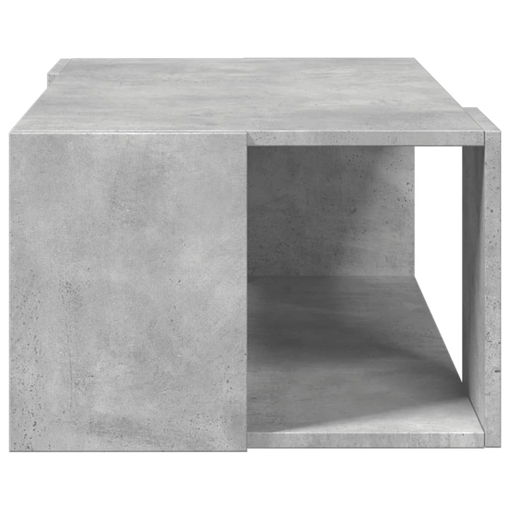 vidaXL Coffee Table Concrete Grey 89,5x48x30 cm Engineered Wood