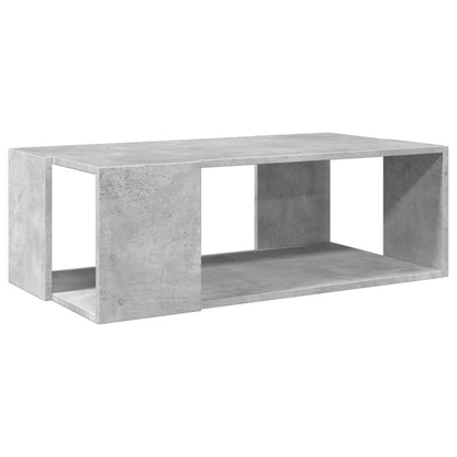 vidaXL Coffee Table Concrete Grey 89,5x48x30 cm Engineered Wood