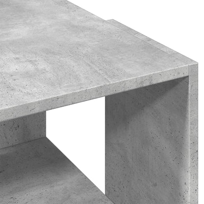 vidaXL Coffee Table Concrete Grey 89,5x48x30 cm Engineered Wood