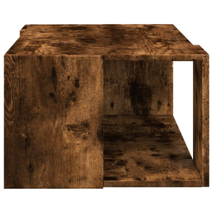 vidaXL Coffee Table Smoked Oak 89,5x48x30 cm Engineered Wood
