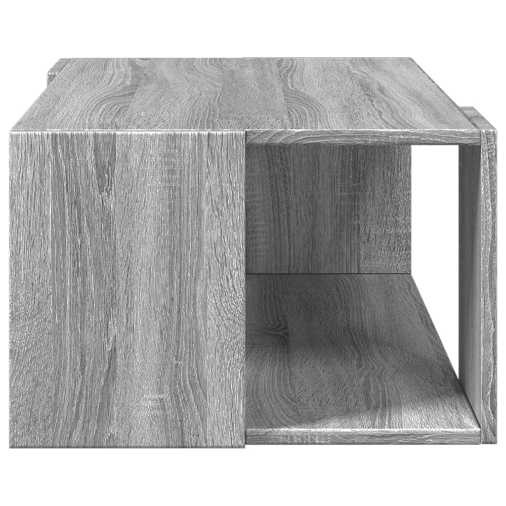 vidaXL Coffee Table Grey Sonoma 89.5x48x30 cm Engineered Wood