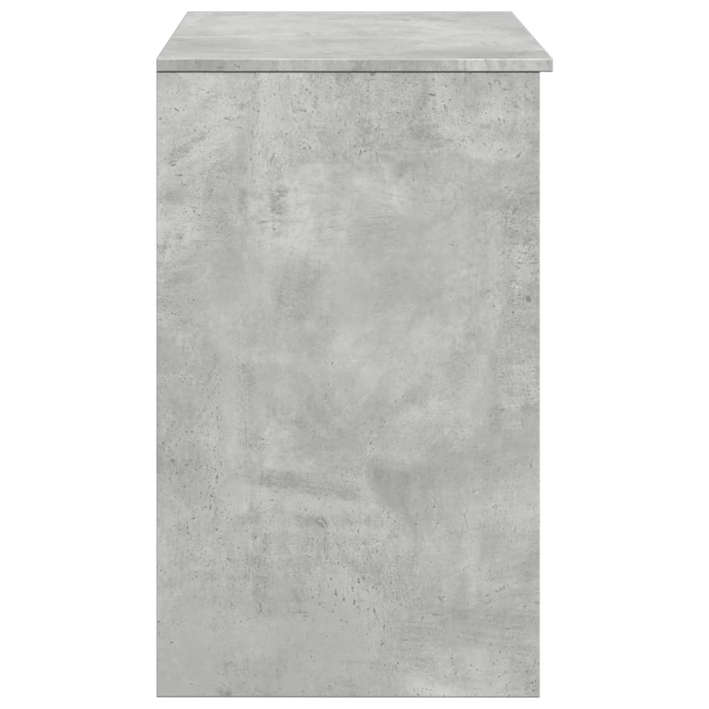 vidaXL Dressing Table with Mirror Concrete Grey 73x46.5x120 cm