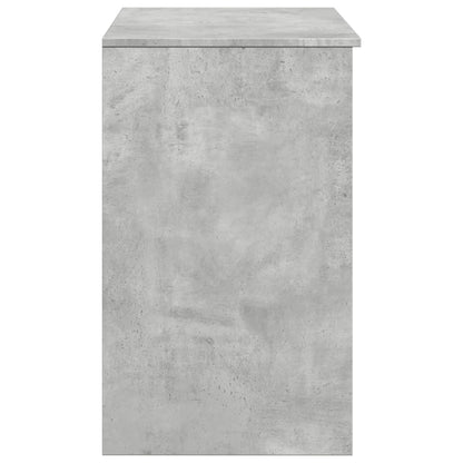 vidaXL Dressing Table with Mirror Concrete Grey 73x46.5x120 cm