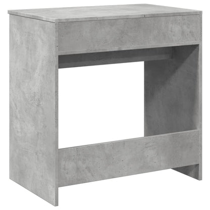 vidaXL Dressing Table with Mirror Concrete Grey 73x46.5x120 cm