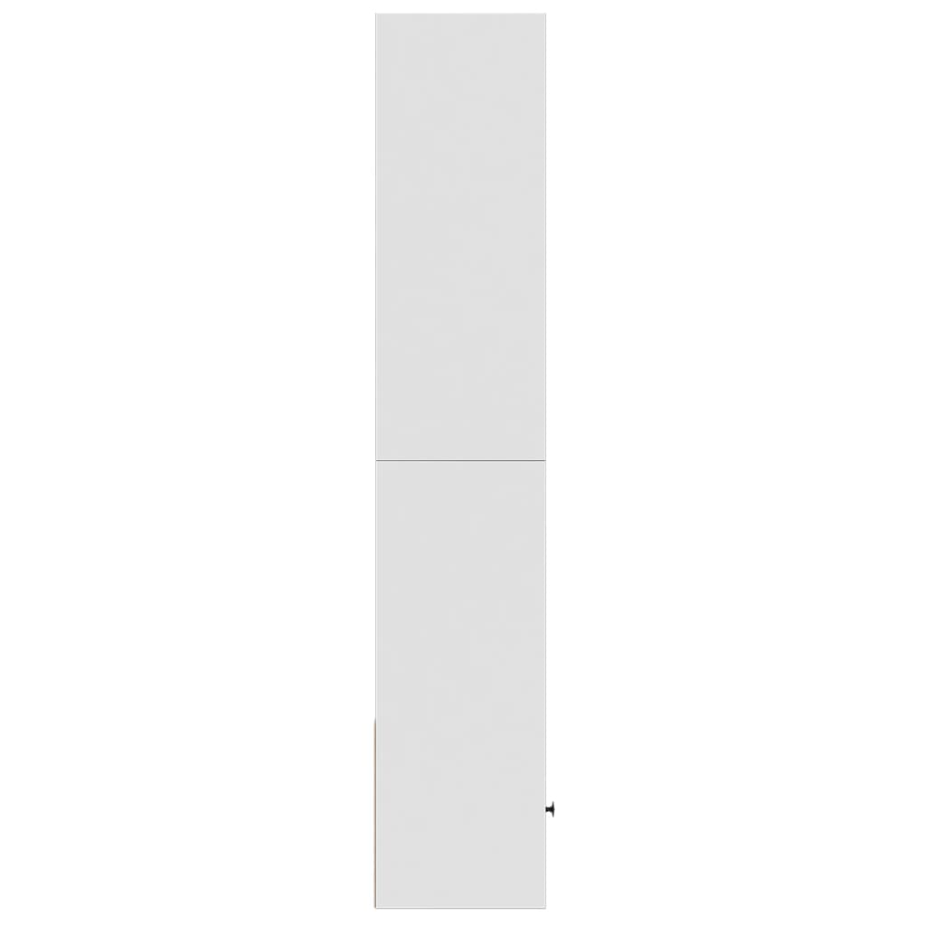 vidaXL Bookcase White 40x36x189 cm Engineered Wood