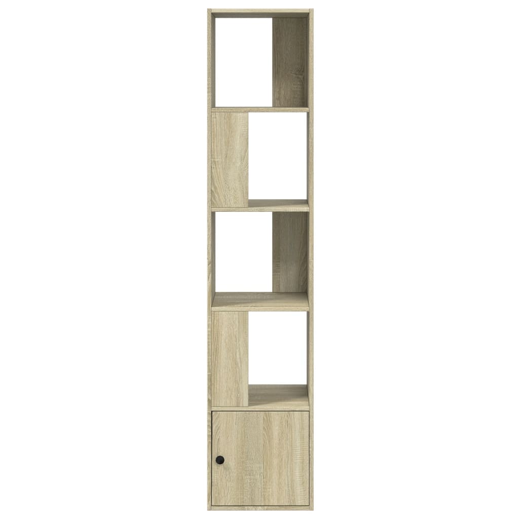 vidaXL Bookcase Sonoma Oak 40x36x189 cm Engineered Wood