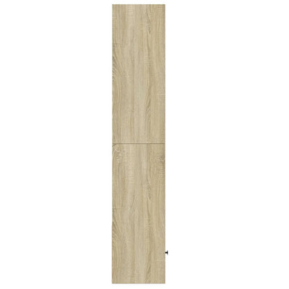 vidaXL Bookcase Sonoma Oak 40x36x189 cm Engineered Wood