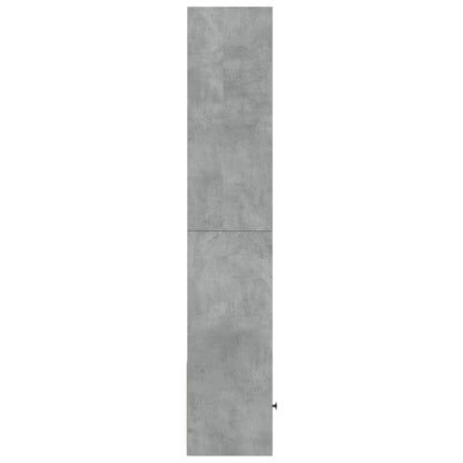vidaXL Bookcase Concrete Grey 40x36x189 cm Engineered Wood