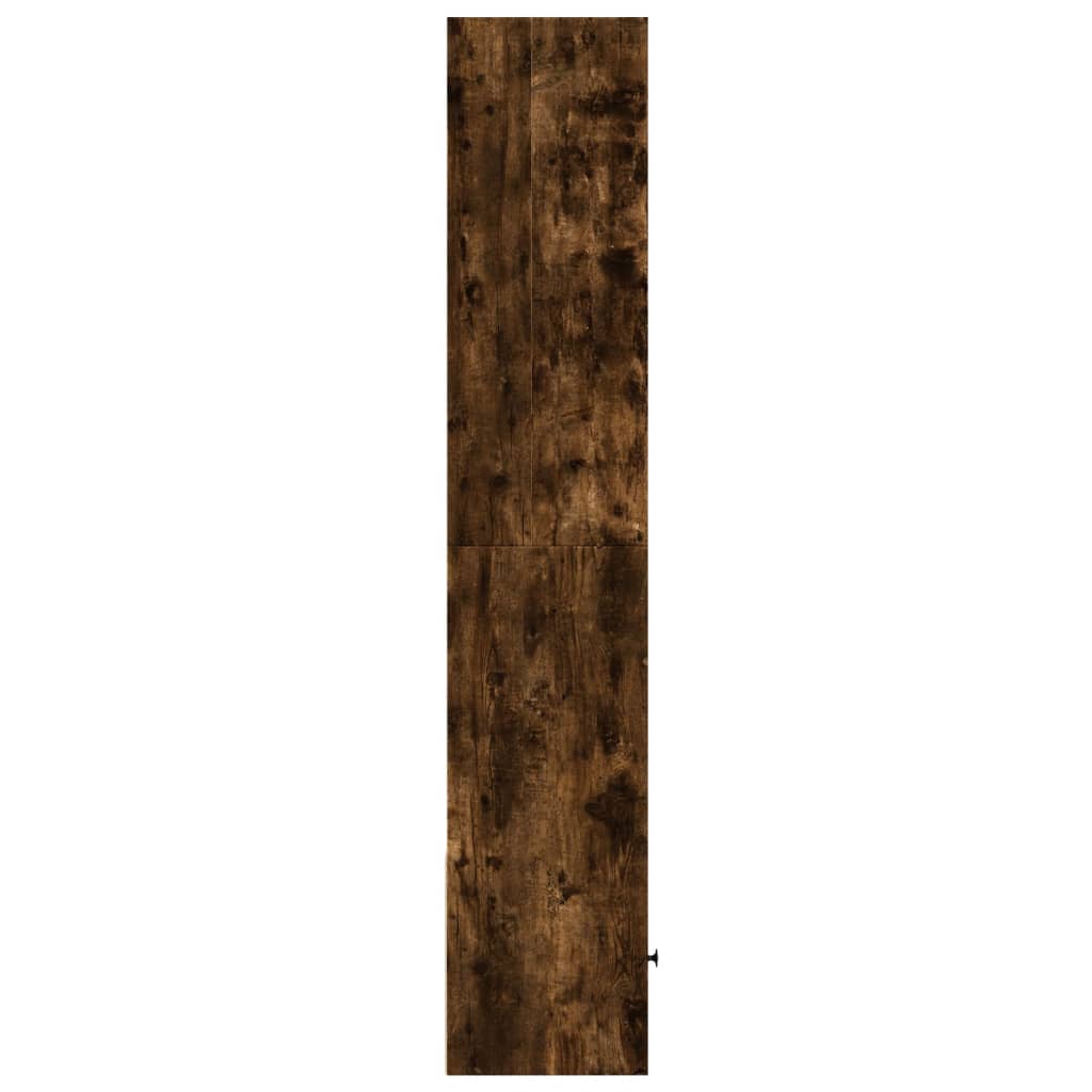 vidaXL Bookcase Smoked Oak 40x36x189 cm Engineered Wood