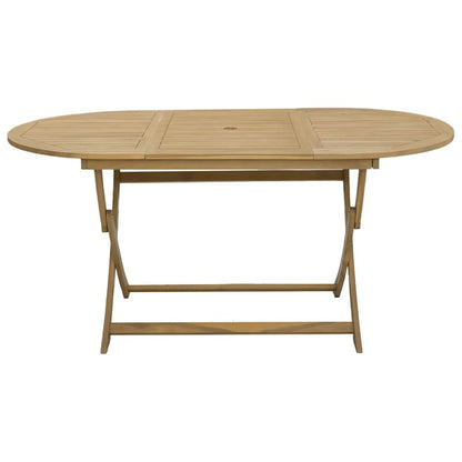 vidaXL 9 Piece Garden Dining Set Solid Wood Acacia