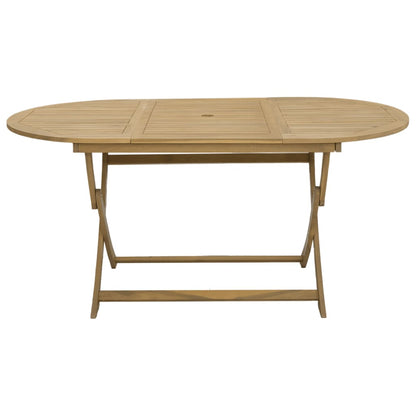 vidaXL 9 Piece Garden Dining Set Solid Wood Acacia