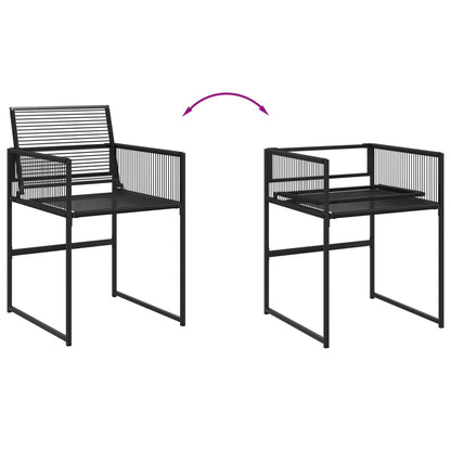 vidaXL Garden Dining Set | Black