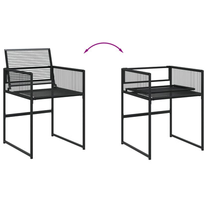 vidaXL Garden Dining Set | Black