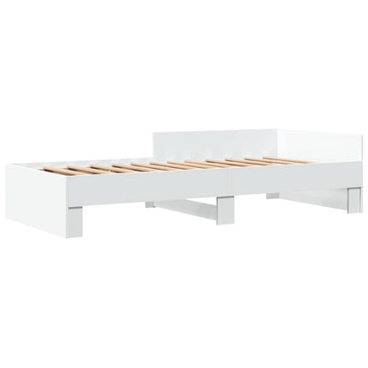 vidaXL Bed Frame without Mattress White 90x190 cm Engineered Wood