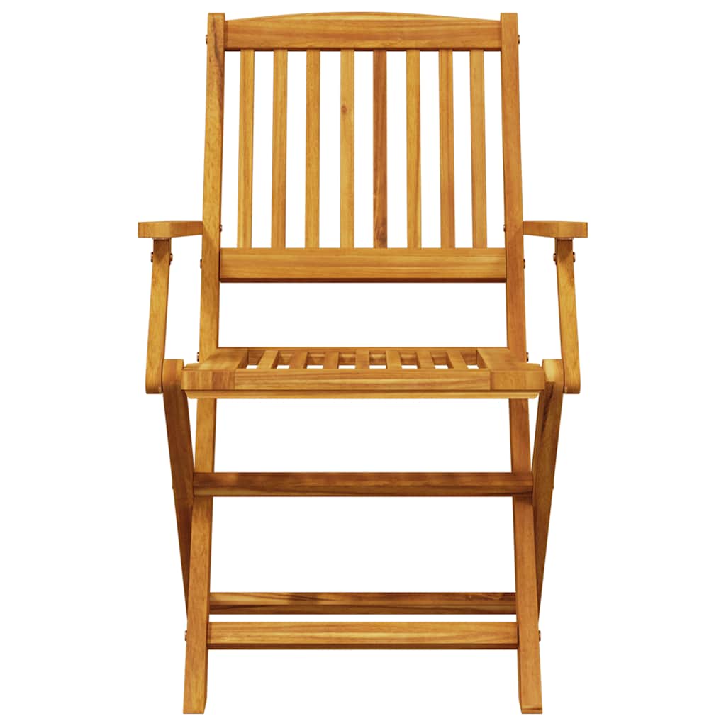 vidaXL 3 Piece Folding Bistro Set Solid Wood Acacia
