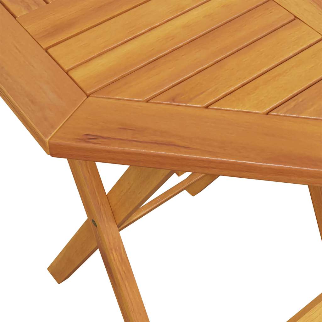 vidaXL 3 Piece Folding Bistro Set Solid Wood Acacia