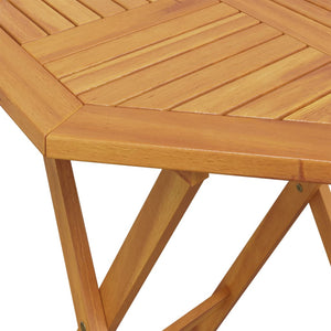 vidaXL 3 Piece Folding Bistro Set Solid Wood Acacia
