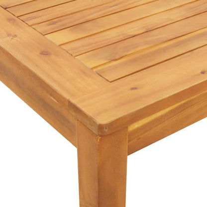 vidaXL Garden Dining Set | Brown | Solid Acacia Wood | Medium | Foldable