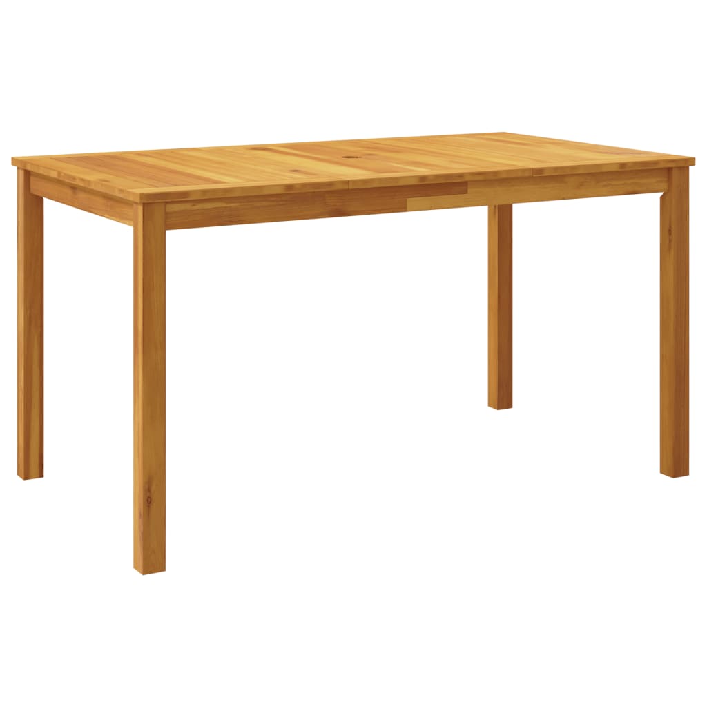 vidaXL Garden Dining Set | Natural Wood | Solid Acacia Wood | 4-Seater