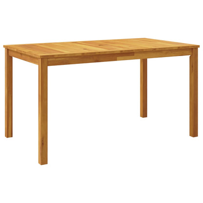 vidaXL Garden Dining Set | Natural Wood | Solid Acacia Wood | 4-Seater