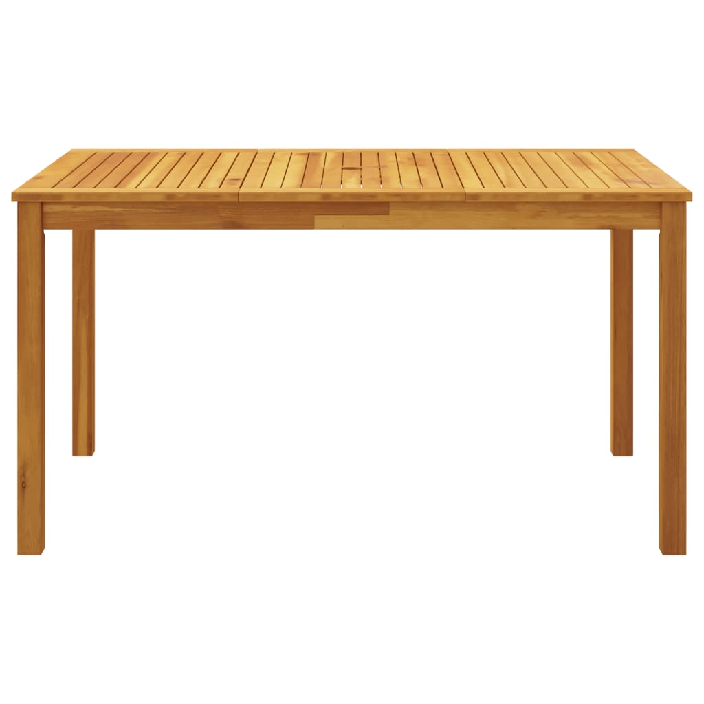 vidaXL Garden Dining Set | Natural Wood | Solid Acacia Wood | 4-Seater