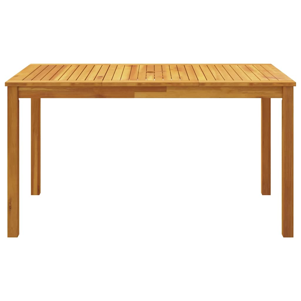 vidaXL 5 Piece Garden Dining Set 140x80x74 cm Solid Wood Acacia