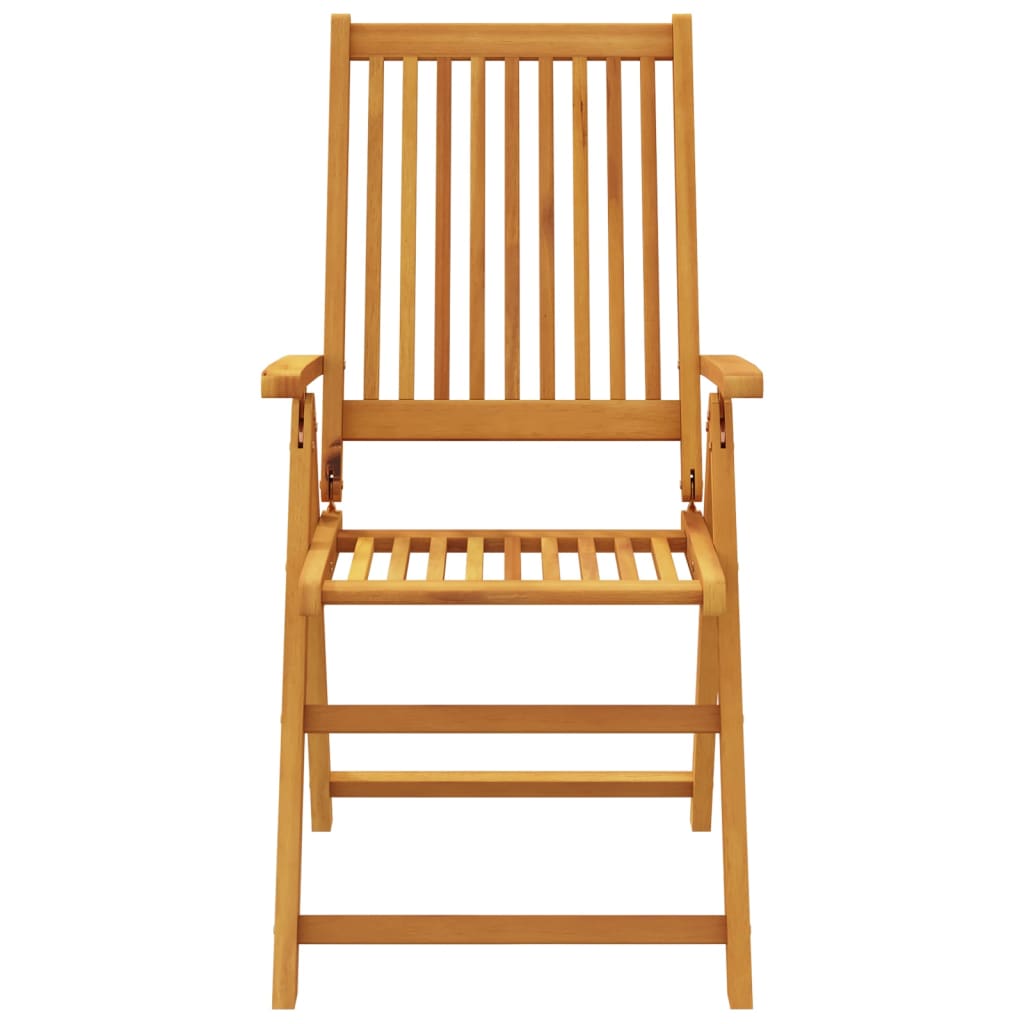 vidaXL Garden Dining Set | Natural Wood | Solid Acacia Wood | 4-Seater