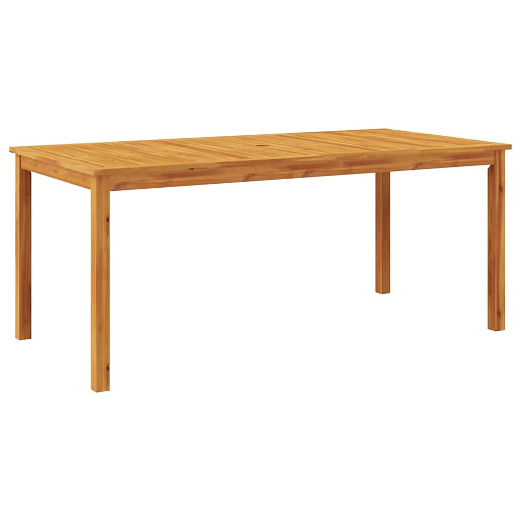 vidaXL 7 Piece Garden Dining Set 180x90x75 cm Solid Wood Acacia