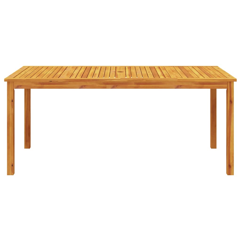 vidaXL 7 Piece Garden Dining Set 180x90x75 cm Solid Wood Acacia