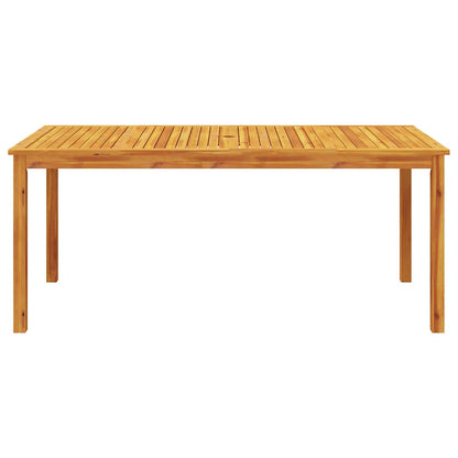 vidaXL 7 Piece Garden Dining Set 180x90x75 cm Solid Wood Acacia